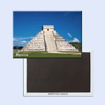 SOUVEMAG Spring-Equinox-Магнити за хладилник за пътуване в Мексико 21149, Сувенири с туристическа пейзаж в целия свят
