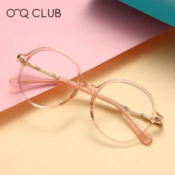 O-Q CLUB Кръгли Модерни Детски слънчеви Очила С Защита От Синя Светлина, Блокер на Компютърни Очила, Рамки За Очила При Късогледство, Очила По Рецепта 20201