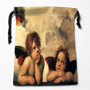 Най-добрият Ангел на Drawstring Чанти за Съхранение на Потребителски Печатни Получи Торба за Компресия Тип Чанти Размер 18x22 см Чанта За Съхранение